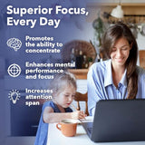 Emballage LifeSeasons Neuro-T Concentration, design clair et pratique.