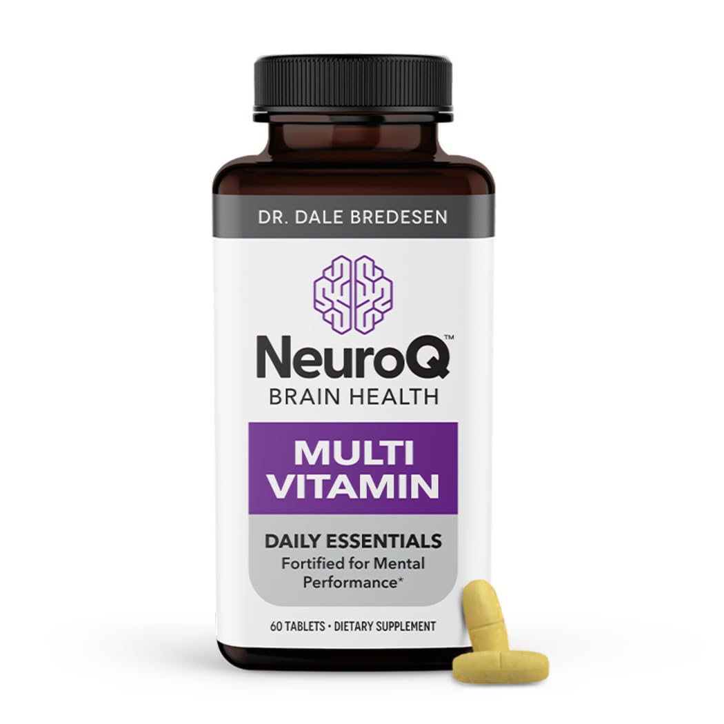 LifeSeasons NeuroQ – bouteille et tablettes visibles, soutien potentiel à l'énergie quotidienne.