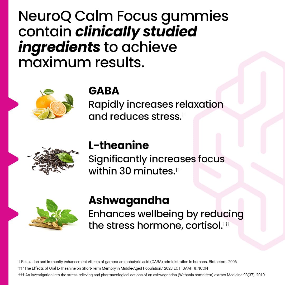 LifeSeasons NeuroQ Gomme – texture douce et expérience agréable pour le bien-être