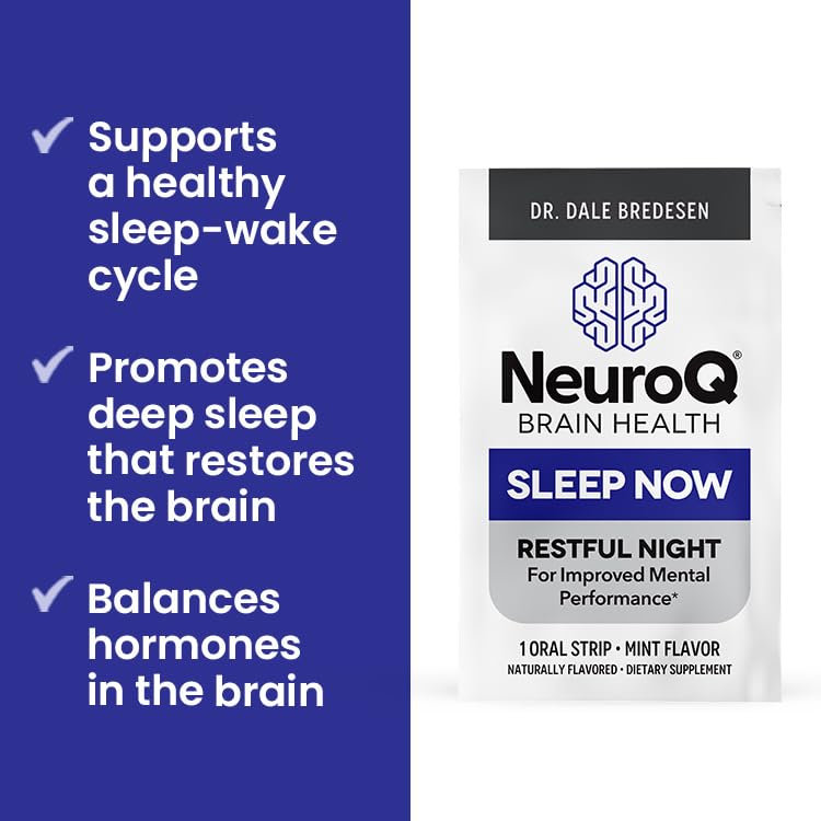 LifeSeasons NeuroQ Sleep Now – emballage menthe, format pratique pour la routine nocturne.