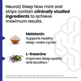 LifeSeasons NeuroQ Sleep Now – pastilles fondantes pour un sommeil apaisé.