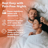 LifeSeasons Relieve-R PM : capsules visibles pour une utilisation nocturne relaxante.