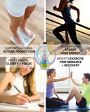 LifeSense huile MCT C8 - etiquette indiquant origine USA