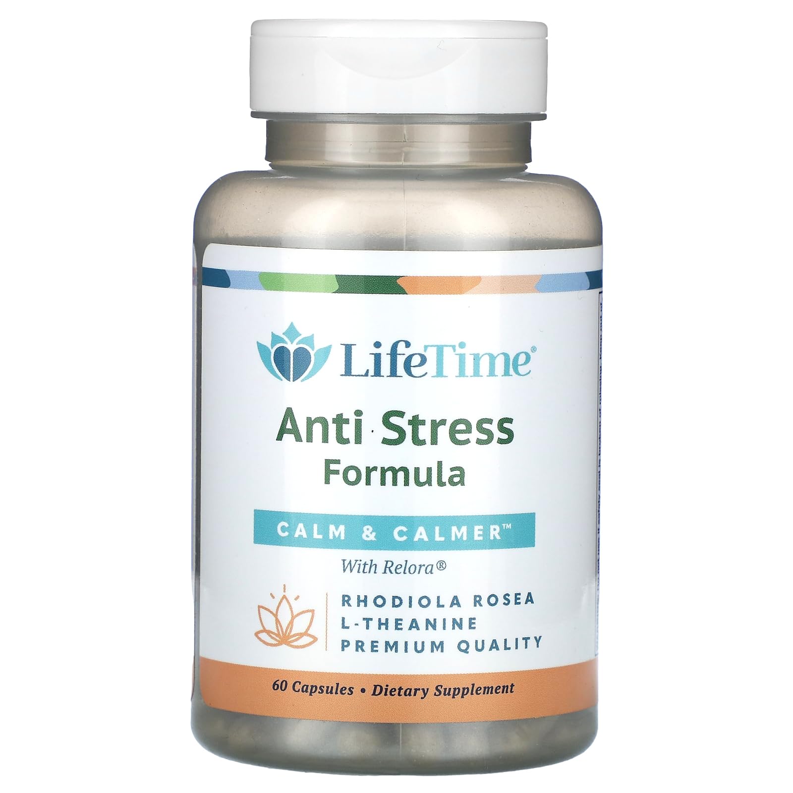 LIFETIME Calm & Calmer: bouteille anti-stress sur bureau, détente potentielle sans lourdeur