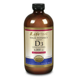 Flacon LIFETIME Vitamine D-3, apport quotidien pratique pour le bien-être général.