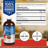 LifeTime Vitamins flacon liquide calcium magnésium saveur fraise, dégustation agréable.
