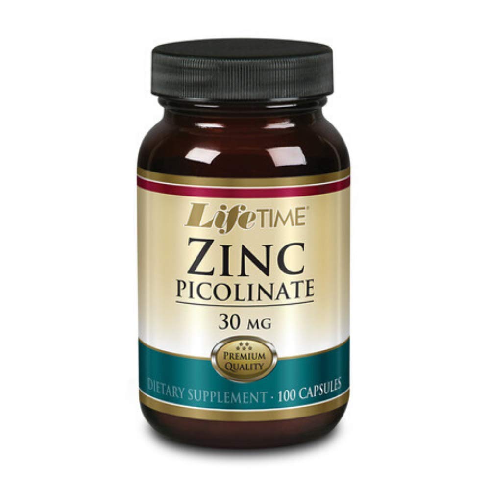 LIFETIME Zinc Picolinate – gélules dans une bouteille, soutien potentiel du métabolisme quotidien
