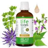 Life Tones detox-herbal, plantes utilisées, extrait efficace pour un soutien naturel.