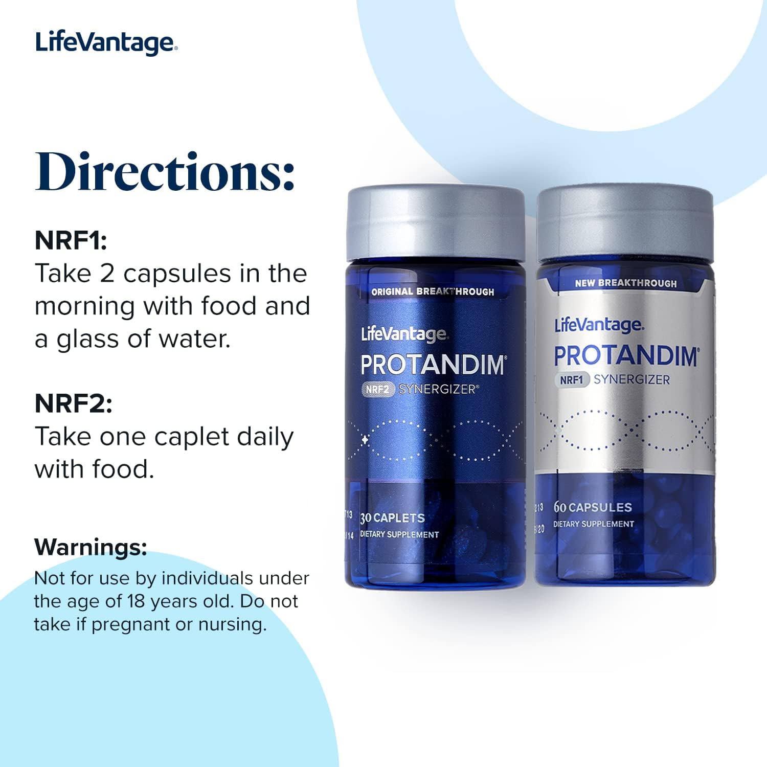 LifeVantage Protandim CoQ10 et pépins de raisin énergie et soutien cardiovasculaire