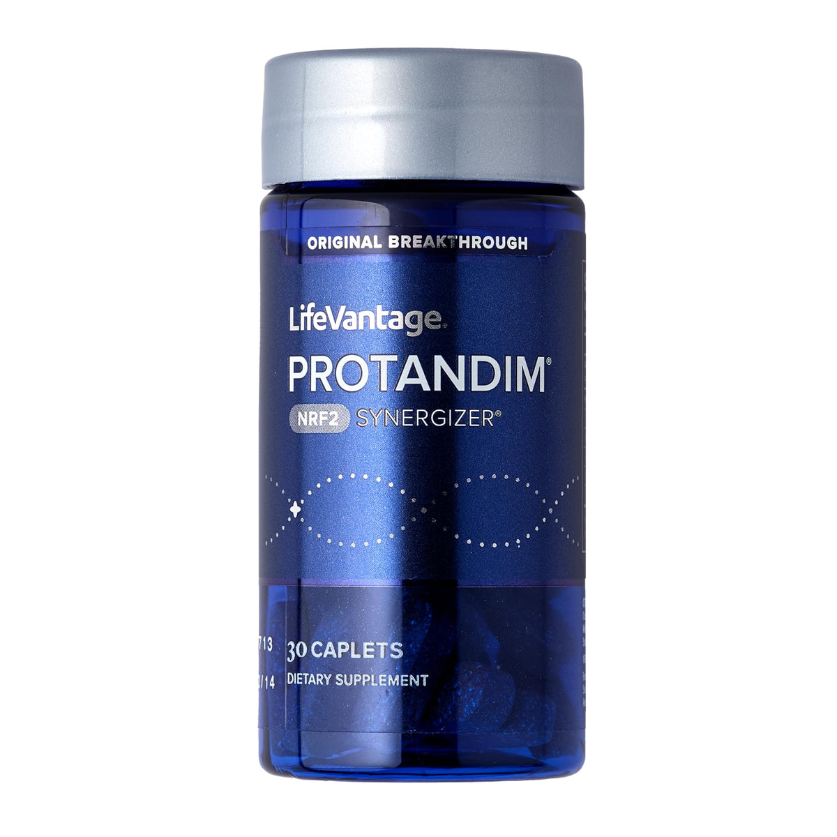 LifeVantage Protandim Nrf2 Synergizer: bouteille et gélules, soutien potentiel à la santé cellulaire.