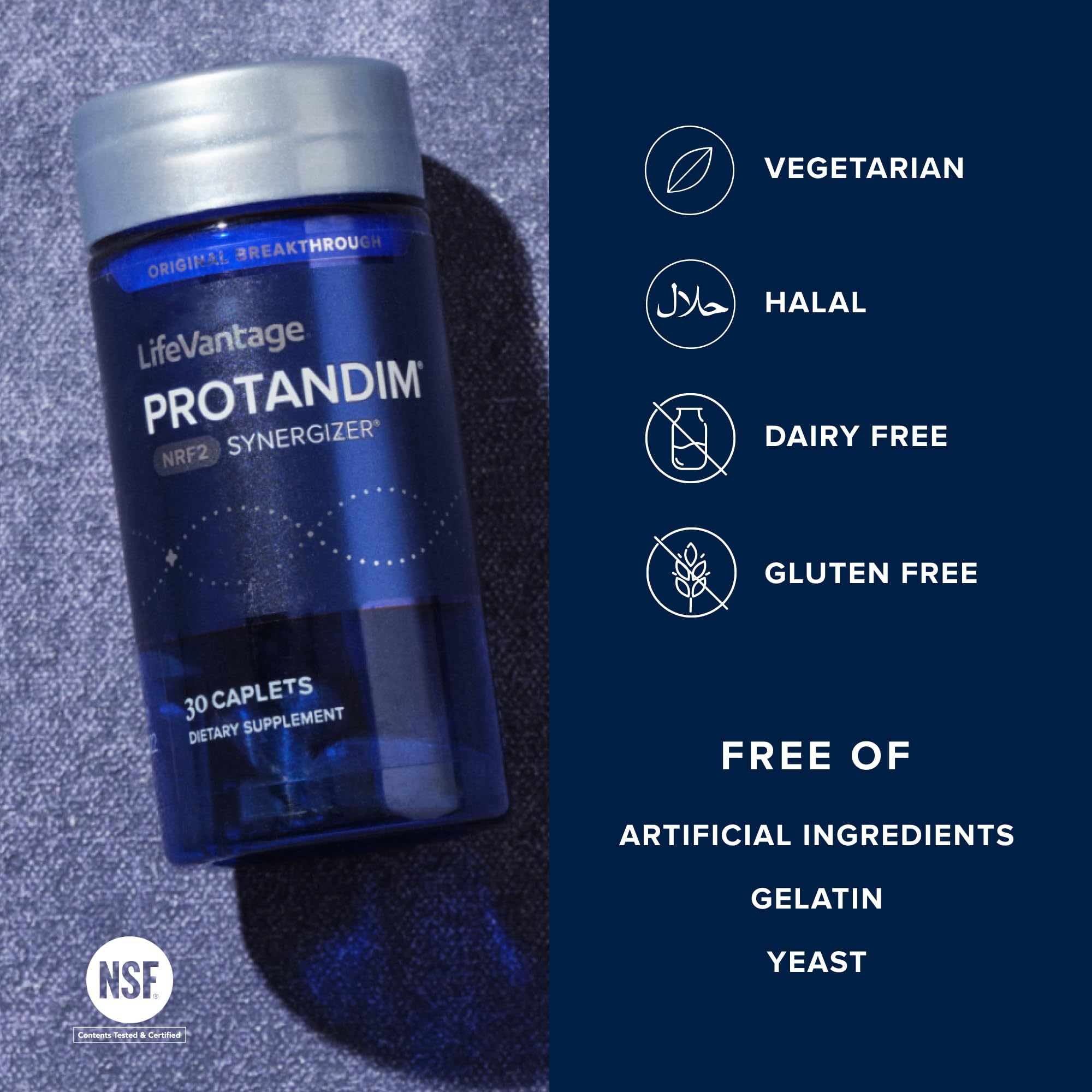 LifeVantage Protandim Nrf2 Synergizer, résultats potentiels évoqués par des études indépendantes.