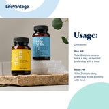 LifeVantage Reset PM – routine du soir, aide à la détente et récupération.
