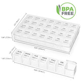 Lifewit design double boite pilules etanche: sécurité et étanchéité pour vos médicaments.
