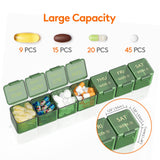 Lifewit grandes-capacites-pilules: espace pour capsules et vitamines