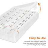 Lifewit portable pilules voyage: compact et léger pour emporter vos médicaments.