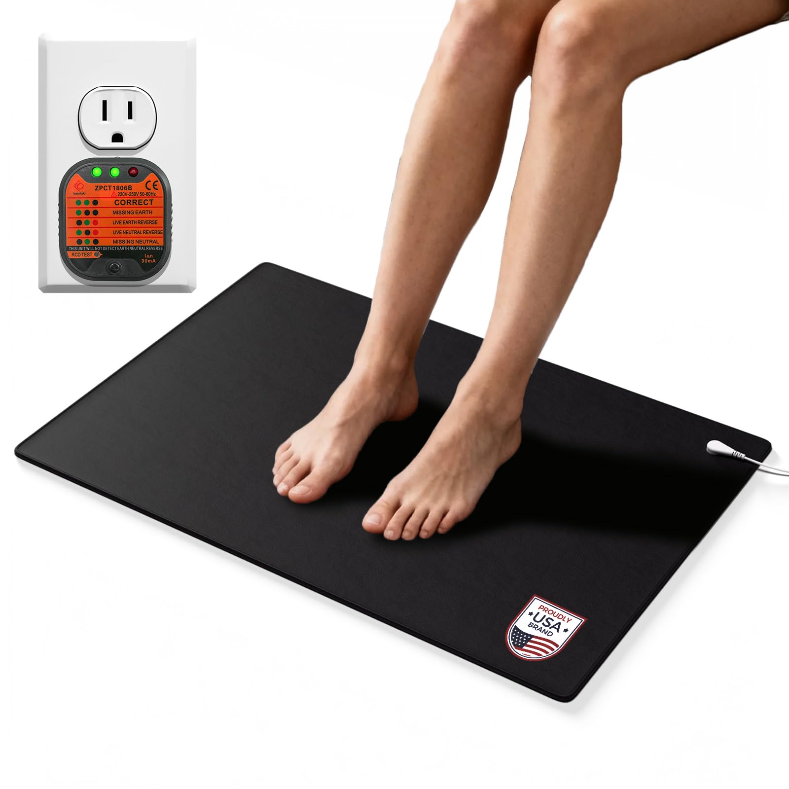 LifeZoom tapis grounding dormir-confort: confort doux et connexion terrestre.