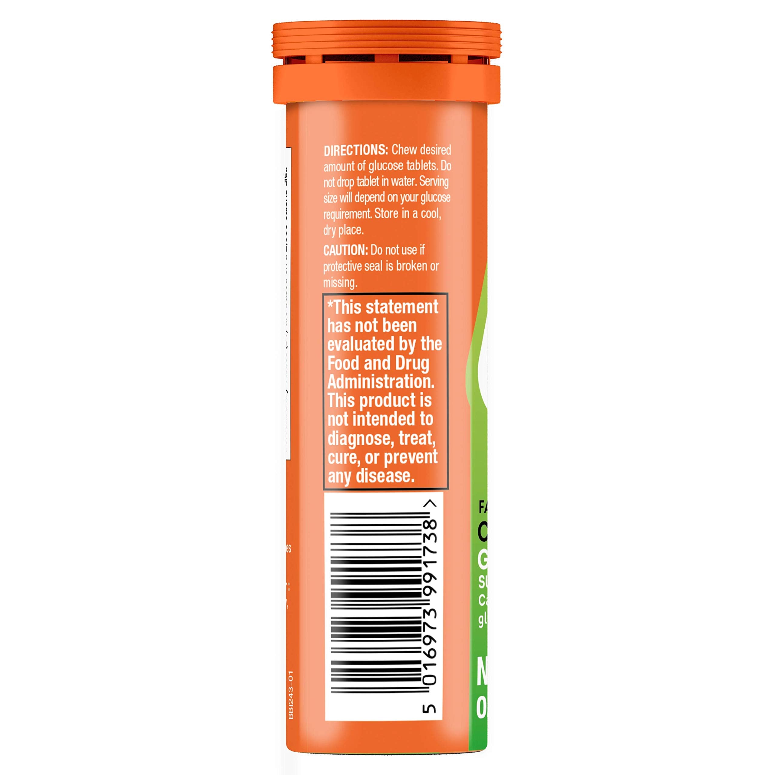 Ensemble de douze tubes Lift Glucose pratique et polyvalent