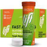 Lift Glucose tablettes orange énergie rapide avant l’effort