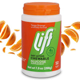 Lift Glucose tablettes orange – énergie rapide pour sport et journées actives.