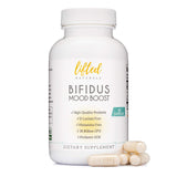 Lifted Naturals Probiotiques 30 Milliards CFU – bouteille, soutien potentiel à l'équilibre intestinal.