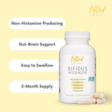 Lifted Naturals Probiotiques – prébiotique GOS inclus pour nourrir les bonnes bactéries.