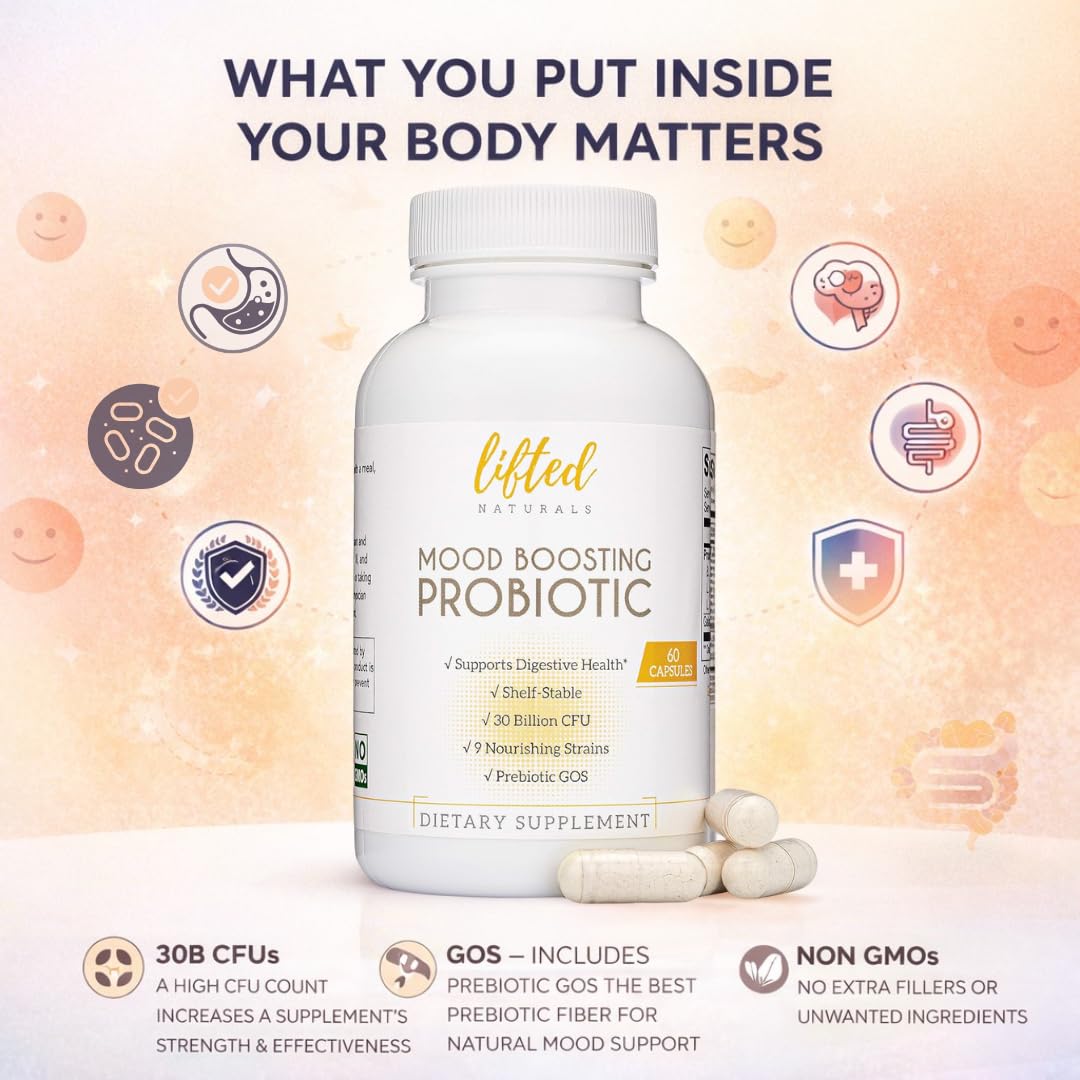 Lifted Naturals : usage quotidien avec 60 capsules pour deux mois.
