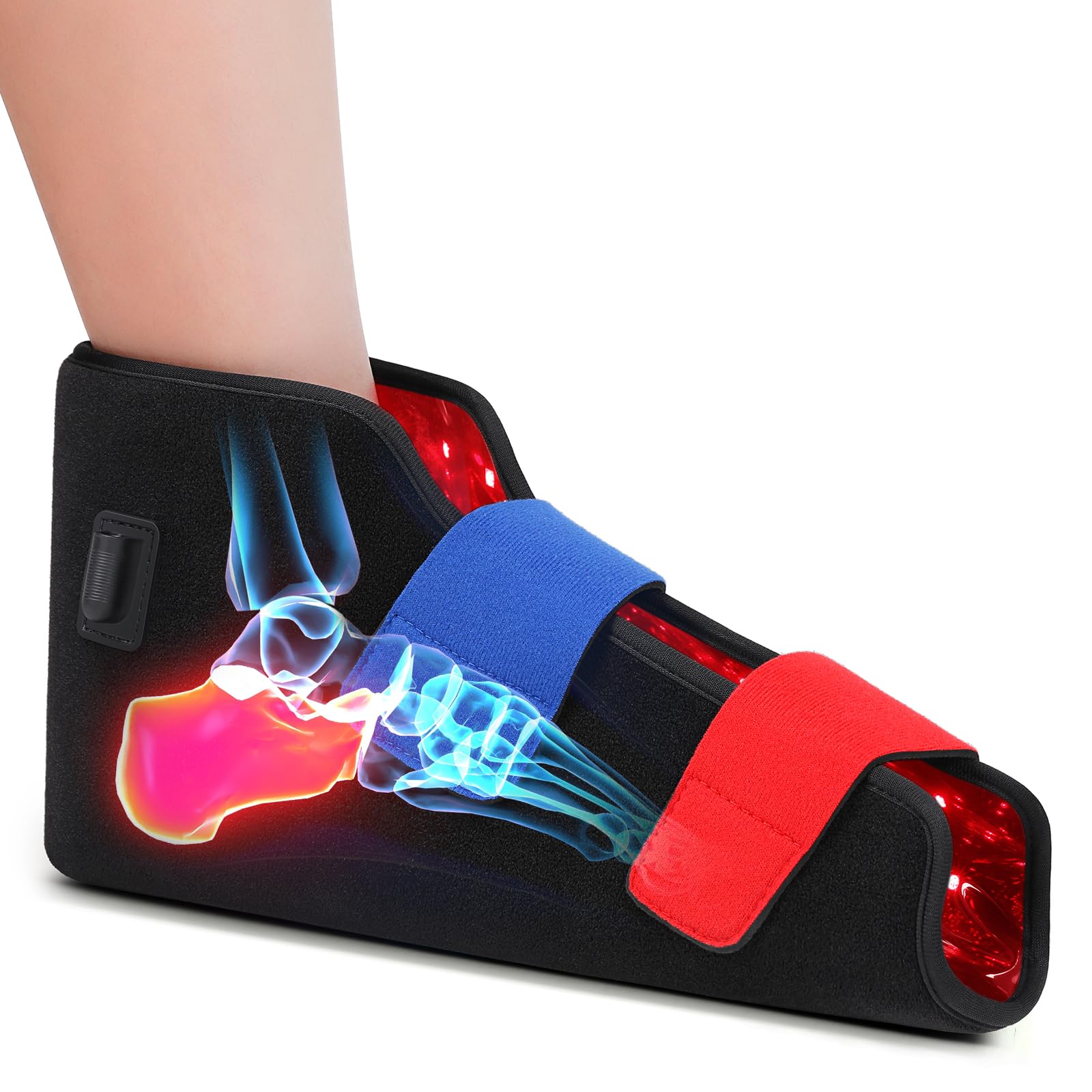 LIGHTIUM wrap-pieds-etanche-hygienique se nettoie facilement et protège contre la transpiration.