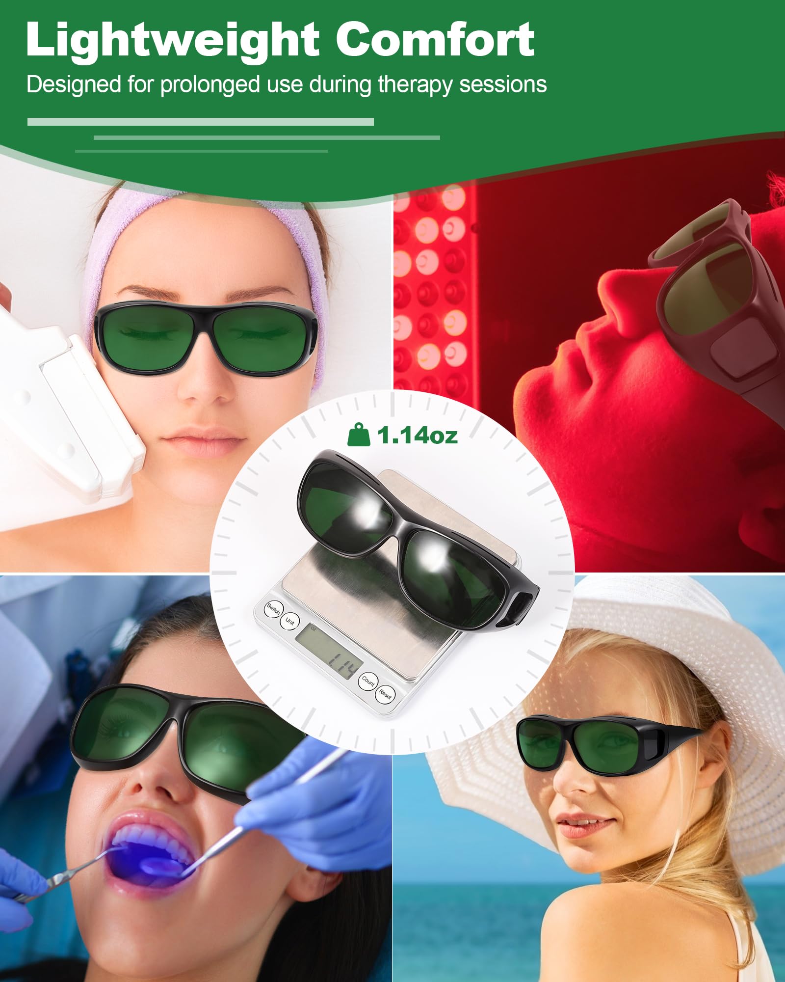 LIGHTMEUP lunettes légères pour sessions prolongées sans fatigue oculaire