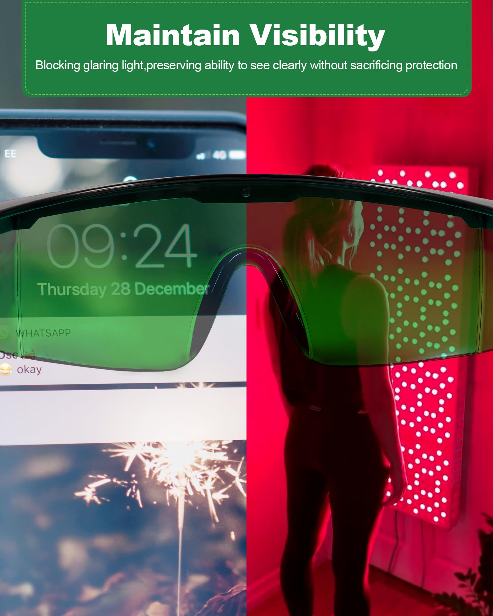 Compatibilité Lightmeup avec appareils de thérapie et infrarouge.