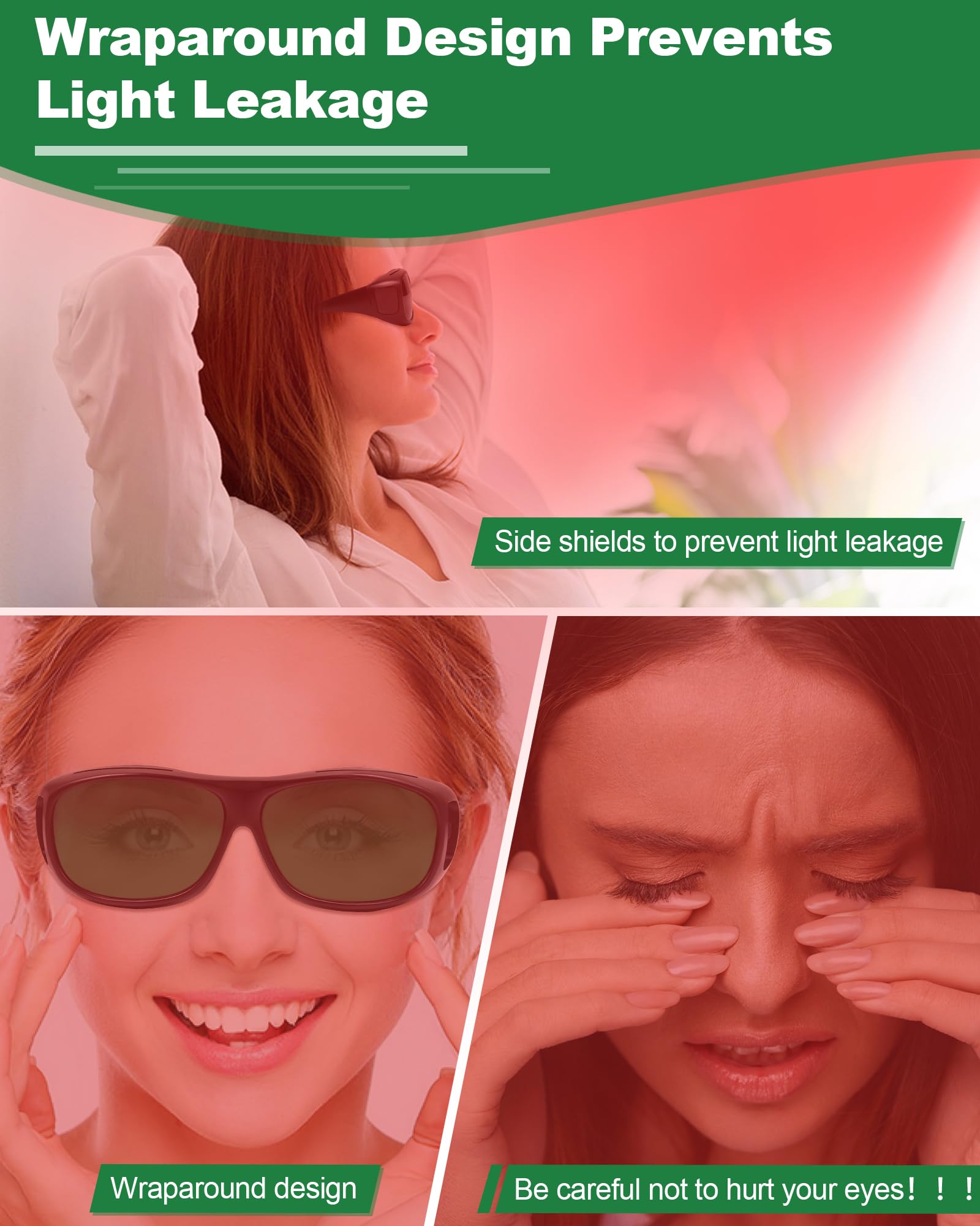 LIGHTMEUP lunettes confortables et portables pour chaque séance