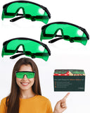 Lunettes LIGHTMEUP pour thérapie lumière rouge, protection oculaire pendant les séances.