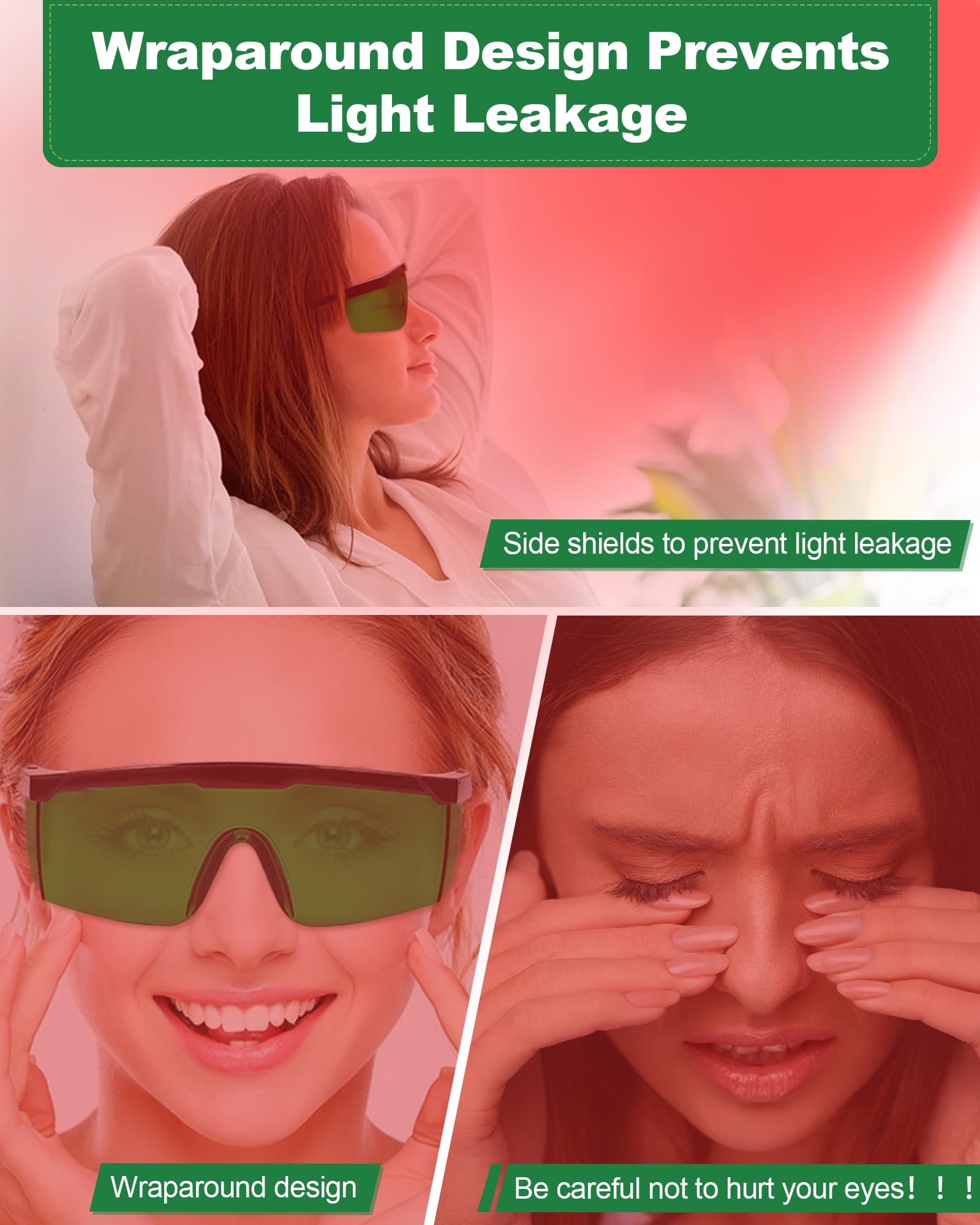 Protection oculaire complète Lightmeup pour votre sécurité visuelle.