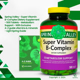 LightSpring vitamines B6-B12: équilibre métabolique et énergie normale