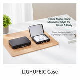 Design élégant LIGHUFEIC, étui compact pour petits accessoires.