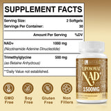 Gélules molles Ligusteri NAD+ liposomal, absorption supérieure et routine simple