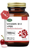 LIIFE tablettes gomme cerise: mise en forme quotidienne grâce à B12 et PQQ.