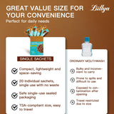 Liillya transport compact – bain de bouche en déplacement.