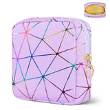 Likesing sac période en cuir pour tampon, rangement élégant en déplacement