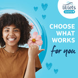 Lil-Lets Teens Day Pads avec ailes, utilisation journalière adaptée à l’école.