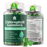 Gomme Lilicare chlorophylle en bouteille, soutien potentiel énergie et digestion.