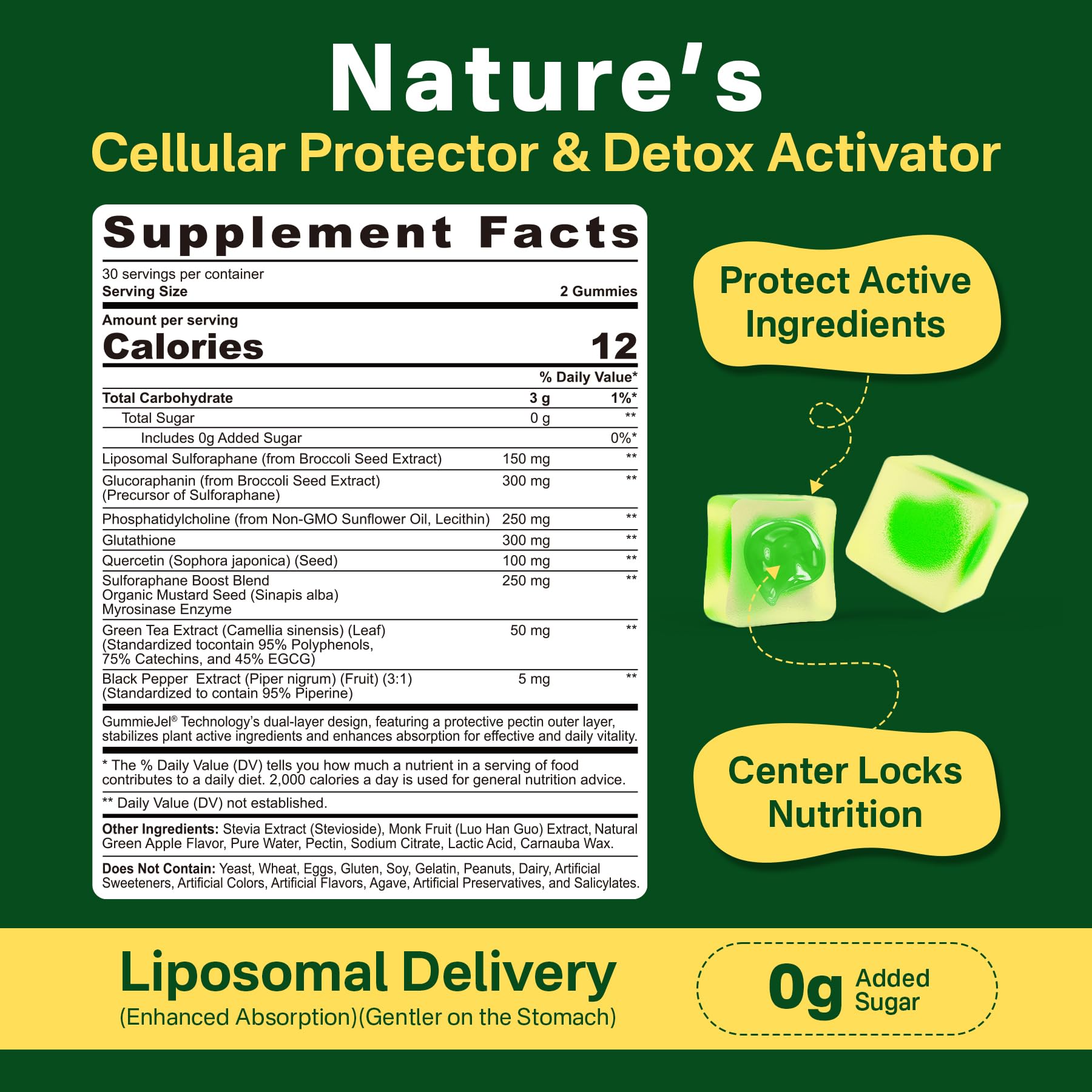Extrait de brocoli et sulforaphane dans Lilicare, formule concentrée.