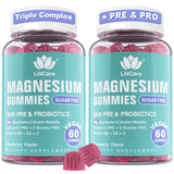 Gomme magnésium LILICARE dans flacon pour routine quotidienne relaxante