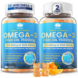 Gommes Oméga-3 LILICARE en bouteille, pratique pour l'apport quotidien.
