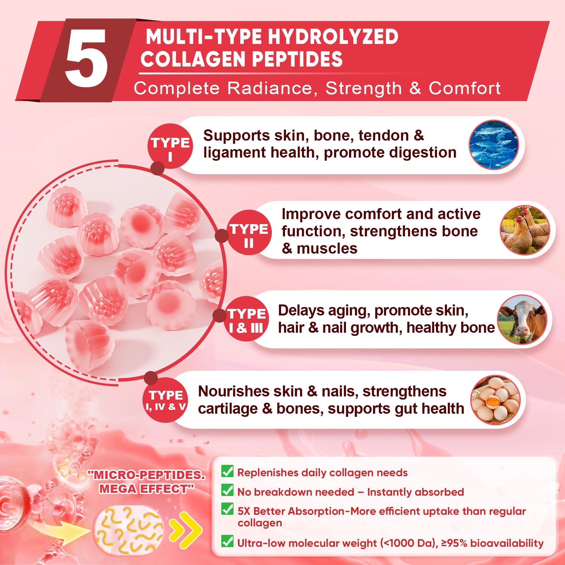 Gummies LILICARE couche pectine saveur fraise, expérience végan délicieuse.