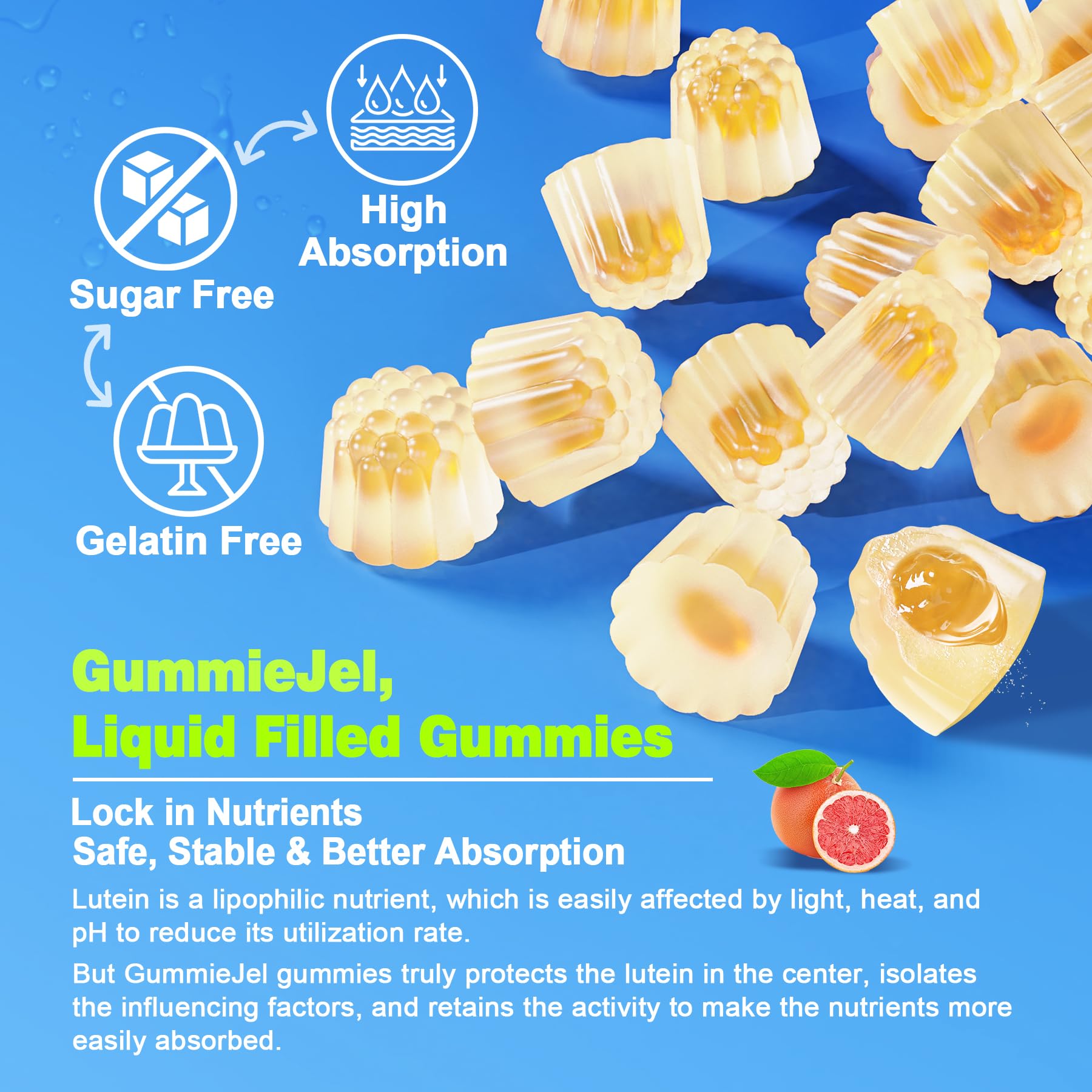 LILICARE GUMMIES MYRTILLE-GOJI SAFRAN: ingrédients antioxydants pour les yeux.