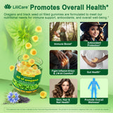 LILICARE: huile de nigelle bio d'Éthiopie, richesse en actifs naturels.