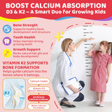 Ingrédients D3 K2 calcium magnesium dans Lilicare