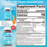 LILICARE Magnesium Complex Gummies – gommes cerise: arôme fruité pour détente nocturne.