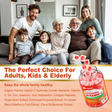 Goût orange naturel et pratique, idéal pour adultes et enfants (9+).