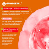 Technologie GummieJel, centre des gommes protégé contre air et chaleur.